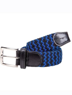 USG Women's Belt - Ponylove Blue/Black Woven Stretch Belt